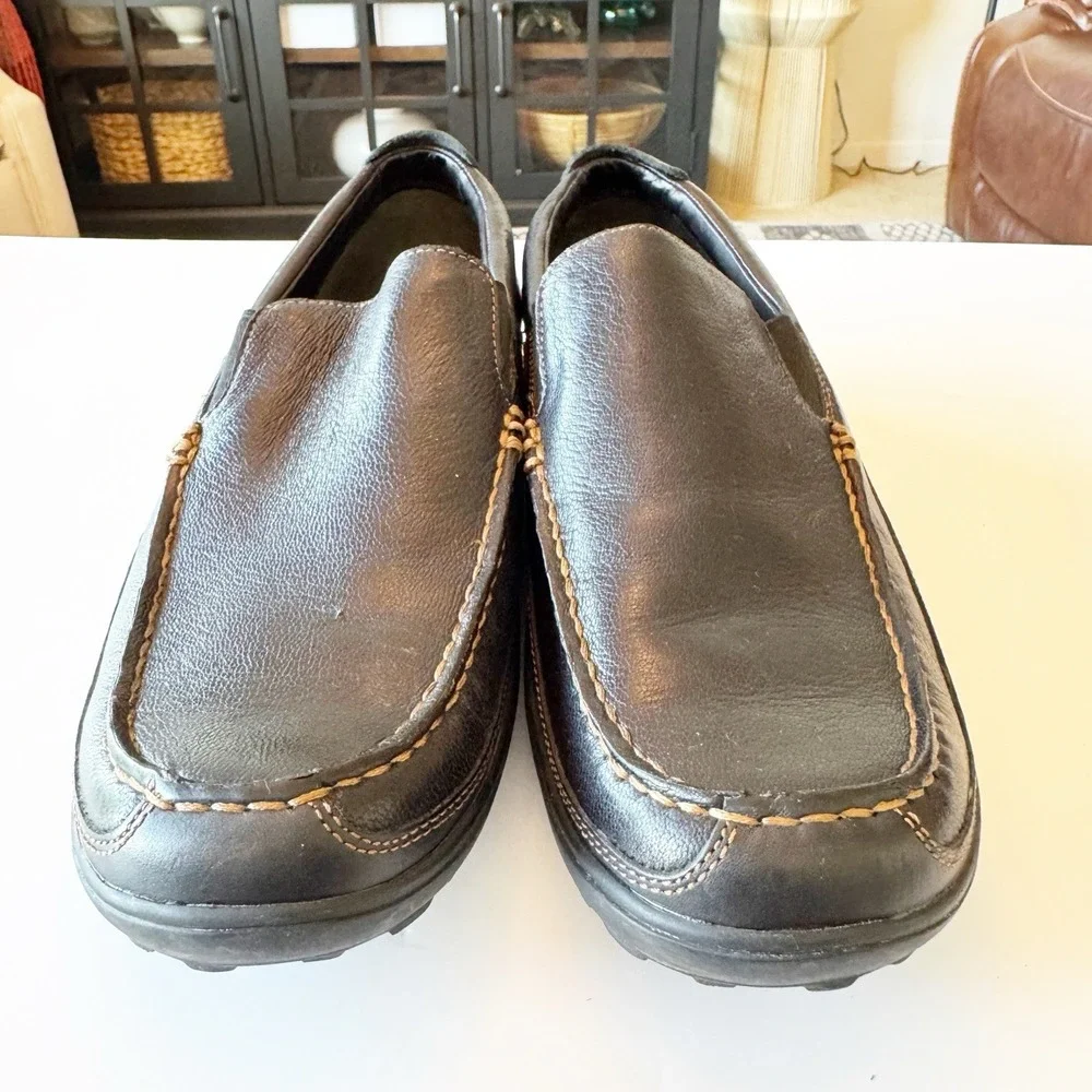 Cole Haan Tucker Venetian Slip On Loafer Black Leather Men's Size 10 Driving Moc